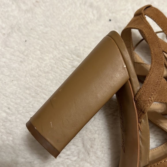 Sam Edelman Beige Caged Block Heel Sandals - size 9 - Picture 7 of 8